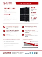 Jolywood Panneau Solaire JW-HD120N-385 Watt N-type Cadre Noir Bifacial – Image 3
