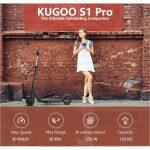 KUGOO S1 Pro Scooter Électrique Pliant 8'' – Image 12