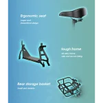 KuKirin C1 Τrottinette Εlectrique Pliable à Pneus Larges – Image 10