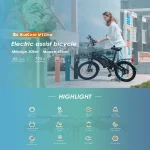 Kukirin V1 PRO Vélo Electrique Pliable avec Pneus Larges – Image 6