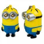 3D Minions Mini LED avec Son Porte-clés – Image 2