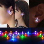 Boucles d'Oreilles LED en forme d'Εtoile – Image 2