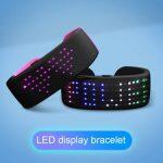 Bracelet Bluetooth LED avec Écran d' Affichage