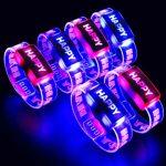 LED Bracelet avec de Lettres qui Illuminent et Clignotent – Image 4