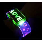 LED Bracelet avec de Lettres qui Illuminent et Clignotent – Image 3