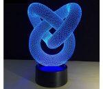 Noeud d'Amour - Lampe holographique avec éclairage optique 3D – Image 3