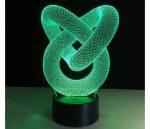 Noeud d'Amour - Lampe holographique avec éclairage optique 3D – Image 2