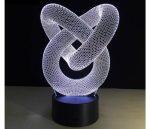 Noeud d'Amour - Lampe holographique avec éclairage optique 3D – Image 4