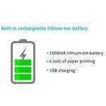 Mini Portable Bluetooth Imprimante pour Smartphones – Image 11