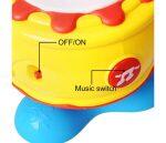 Tambour Musical avec Lumière pour Bébés avec Rotation à 360° – Image 3