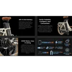 OneSport OT16 Vélo électrique Pliable à Longue Autonomie – Image 5