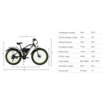 PHILODO H7 Pro Vélo Electrique Tout Terrain avec Pneus Larges (26 pouces) – Image 7