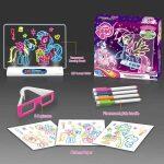 Tableau de Design Magique Brillant avec Marqueurs au Néon – Image 21