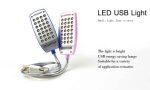 Mini lampe LED flexible avec 28 LEDs pour ordinateur portable et fixe