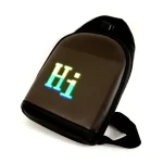 Sac à Dos en Cuir à Affichage LED