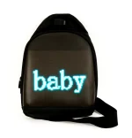 Sac à Dos en Cuir à Affichage LED – Image 2