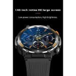 H17 Montre Ιntelligente de Sport avec Boussole, Lumière LED et Appels Bluetooth – Image 5