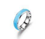 Bague Fluerescente en Acier Inoxydable Brillant dans l' Obscurité – Image 5