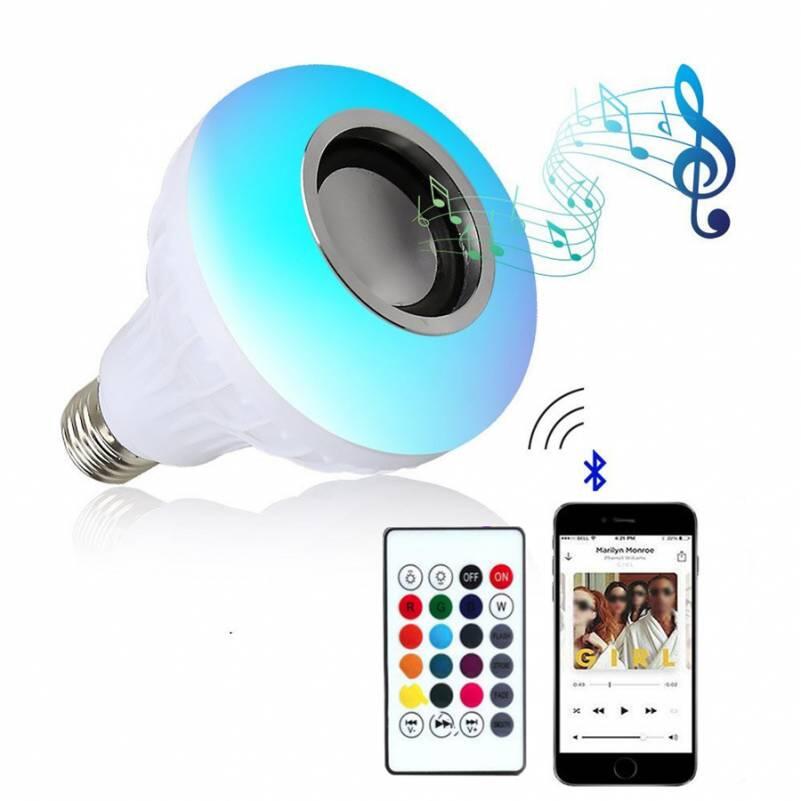 THRISDAR-SMART-MUSIC-RGB-LAMP4_801x801 Thrisdar 12W RGB Lampe de Musique Intelligente avec Télécommande de 24 Touches – Image 1