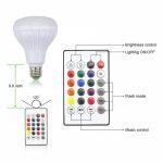 Thrisdar 12W RGB Lampe de Musique Intelligente avec Télécommande de 24 Touches – Image 2
