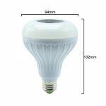 Thrisdar 12W RGB Lampe de Musique Intelligente avec Télécommande de 24 Touches – Image 5