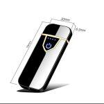 Briquet de Détection Tactile Chargé par Câble USB – Image 7