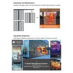 Écran LED Transparent - Rideau pour de Vitrines de Magasins (m2) – Image 5