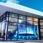 Écran LED Transparent - Rideau pour de Vitrines de Magasins (m2) – Image 2