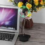 Mini Flexible USB LED Fan pour l'Ordinateur Portatif et Fixe – Image 4