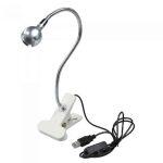 Flexible Lampe d'Eclairage de Bureau USB avec 3 LEDs pour Ordinateur Portable et Fixe – Image 4
