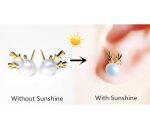 UV Boucles d'Oreilles avec Perles et Changement de Couleurs – Image 3