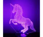 Licorne - Lampe holographique avec éclairage optique 3D – Image 2