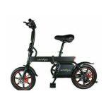 Vélo électrique noir pliable facile