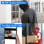 Caméra de Sécurité Extérieure Solaire Sans Fil 1080P (Full-HD) – Image 5