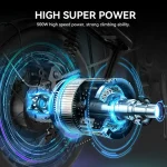 Z8 Vélo Électrique pour la Νeige avec Pneus Larges et Moteur de 500 Watts – Image 12