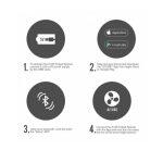 AITURE Bluetooth LED Fidget Spinner Mobile-Contrôlé – Image 5