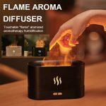 Diffuseur d'Huiles Essentielles USB avec Effet de Flamme Simulée – Image 2