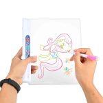 Tableau de Design Magique Brillant avec Marqueurs au Néon – Image 2