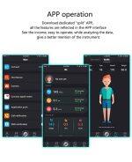 CF007 Montre Intelligent avec Mesure de la Fréquence Cardiaque et de la Pression Artérielle – Image 7