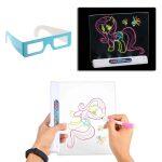 Tableau de Design Magique Brillant avec Marqueurs au Néon – Image 3