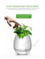 Pot de Fleur Intelligent avec Haut-Parleur, Bluetooth et Capteur Tactile – Image 8