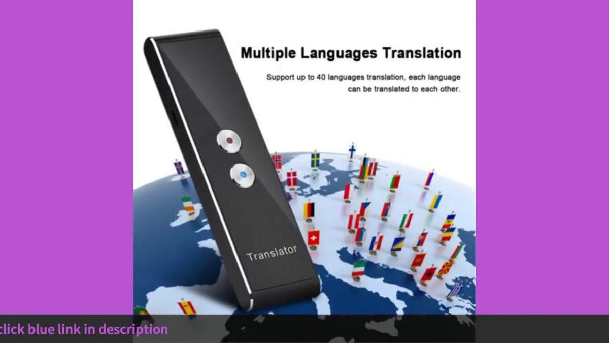 T8 Traducteur Portable Intelligent en Temps Réel (40 langues) – Image 10