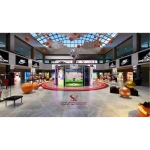 virtual football game for malls