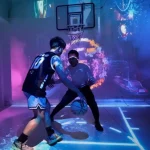 virtual basketball court