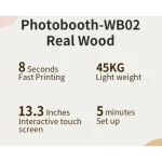 Photomaton Rétro Couleur Bois – Image 9