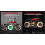 electric bike with safety and comfort features