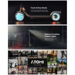 electric scooter with high-end safety features