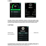 air analyzers with a clear color graphic interface