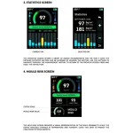 air analyzers with various screens and warnings
