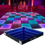 dance floor with infinity mirror effect